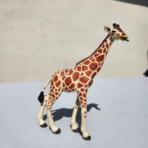 Giraffe Action Figure 8" Tall Hard Plastic Wildlife Toy San Diego Zoo Safari Thi - Picture 4 of 13